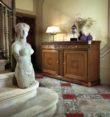 Anrichte Schëffer Schranken Kommoden Säitendësch Nei Komod Holz Design Schaf