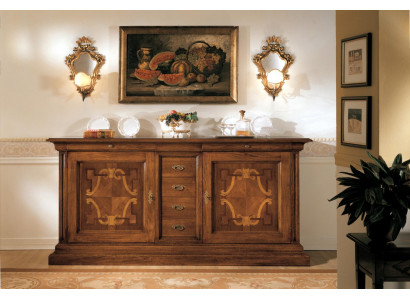 Luxus italienesch Holzmiwwelen Kommode Barockstil Sideboard Massivholz