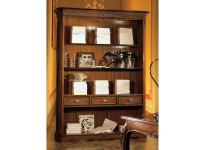 Büro Bicherregal Holz Bicherregal mat Schief Design Aarbechtszëmmer Miwwelen Nei
