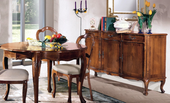 Schaf Wunnzëmmer Regal Luxus Holz Design Kommode Anrecht Säit Braun Miwwelen