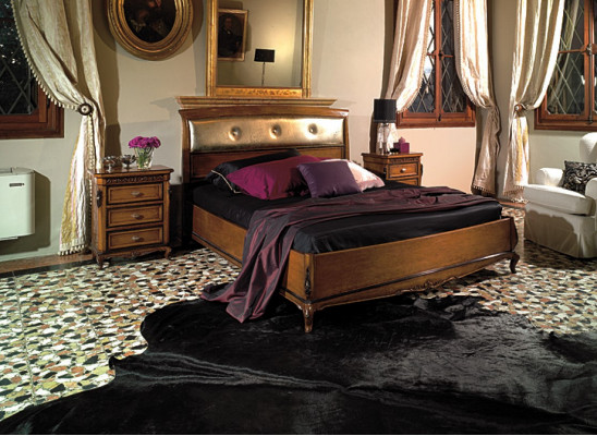 Duebeltbett Better Schlofkummer Miwwelen Massivholz Vaccari cav giovanni Bett Nei