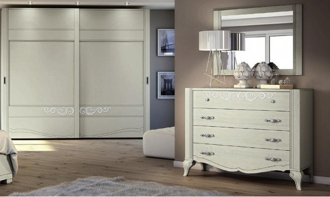 Kommode Spigel Schaf Kommoden Regal Konsole an Holzschaf Italien Set 2 Stéck.
