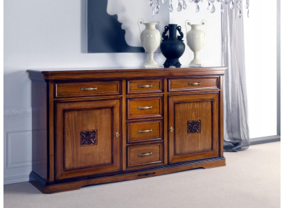 Kommod Schiefen Holz Kommod Wunnzëmmer Sideboard Schaf Schief Masiv Nei