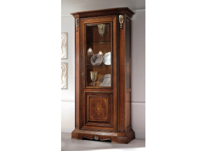 Vitrinen Glas Schaf Echt Holz Vitrin Wunnzëmmer Miwwelen Anrichte Massivt Holz
