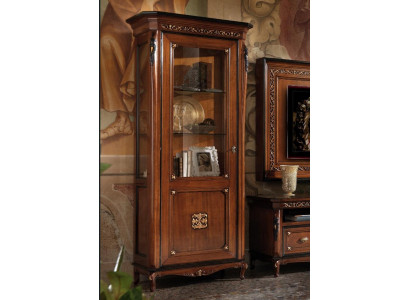Vitrine 1 Dier Schaf Vitrinnen Wunnzëmmer Schief Design Schaf Miwwelen Glas Nei