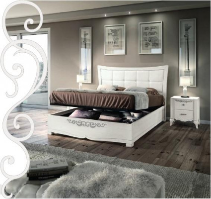 Duebelbett Bett Luxus Better Holz Bettgestelle Bettkader Wäiss Design Modern Nei