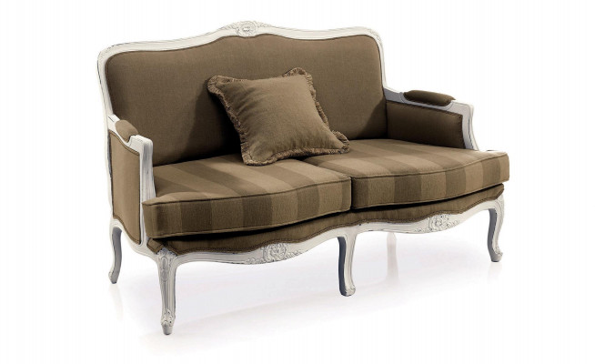 Design Polster Textil Sofas Canapéen neit Duebelscanapé Luxus Canapé 2 Sëtzermiwwele.