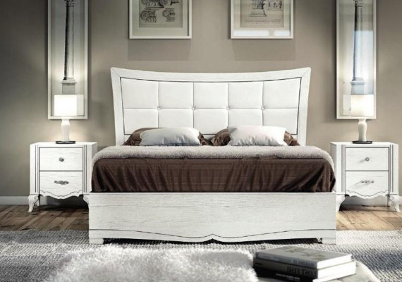 Doppelbett Better Bett Polster Holz Designer Duebelt Bettrahmen Wäiss Bettgesteller