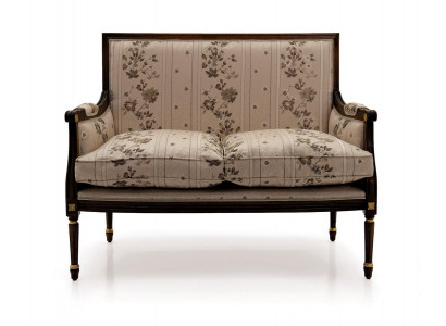 Zweeka-Sofa Couch Klassesch Nei Polster Textil Couchen Textilsofa