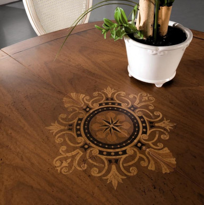 Iessdësch antik Stil massiv Holz Italienesch Iessdëscher Dësch Holz Dëscher Miwwelen