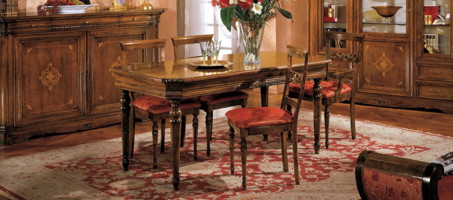 Set 4x Stull Still Fotellen Iesszëmmer Garnitur Holz Modern Grupp Lehnstull Miwwel