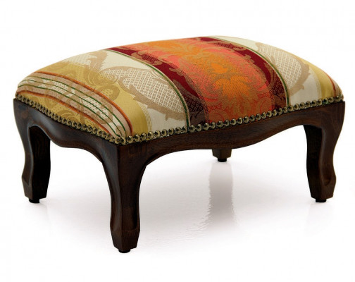 Osmanesch Sëtz Still Gepolstert Pouf Sëtzbenken Design Gepolstert Hocker Fousshocker