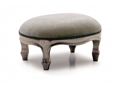 Hocker Polster Sëtz Textil Relax Säitebord Canapé Sëtzbank Hocker R1 Designer Luxus