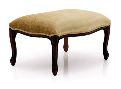 Wunnen Sëtzbanken Sëtz Textil Beige Design Hocker Polsterhocker Foussstäip Miwwelen