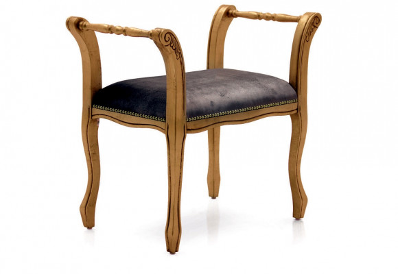 Osmanesch Léinwandfauteuil Bänk Samt Stoff 70x39 Hocker Fousshocker Säithocker