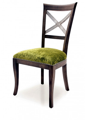 Design Stull Fauteuil Gepolstert Modern Iessdësch Still Luxus Stoff Holz Miwwelen