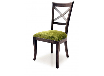 Design Stull Fauteuil Gepolstert Modern Iessdësch Still Luxus Stoff Holz Miwwelen