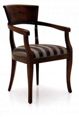 Stull mat Äermreschter Iesszëmmerstull Holz Nei Iesszëmmer Still Design Fauteuil Déco