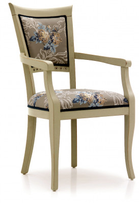 Iesszëmmerstull Art déco Aarmleen Iesszëmmer Still Design Textil Luxus Méifarweg