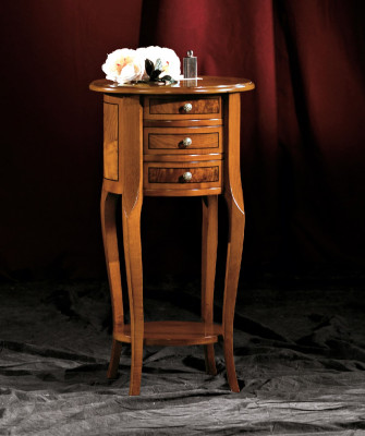 Beistelltisch Couchtisch Oval Kommode Dëscher Konsole Design Holz Dësch Nei