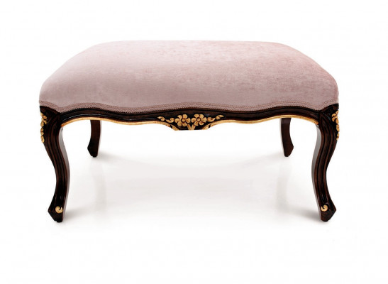 Osmanesch Chaiselongue Sëtzbank Textil Designer Hocker Foussocker Niewenhocker