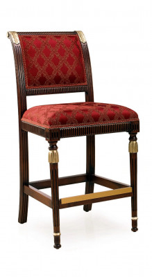 Barstill Bar Hocker Tresen Still Barhocker Barstil Samt Stoff Lehnstill