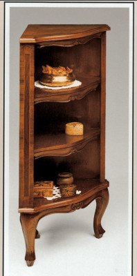 Eckschaf Regal Ecke Bicherregal Mauer Ecke Regal Holz Schief Design Barock.