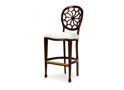 Polster Still Lounge Club Luxus Holz Sessel Design Stull Bar Hocker Barhocker