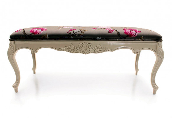 Hocker Sofa Pouf Polster Niewendëschhocker Fousshocker Ottomane Sëtzbank Art déco Nei