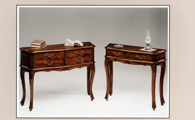Dësch Konsoll Kommode Barock Rokoko Kommoden Holz Design Niewe-Schaf
