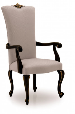 Iesszëmmer Designer Holz Modern Lehnstell Braun Luxus Stull Still Fauteuil Béisch.