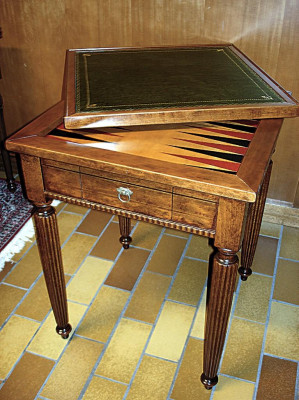 Schachdësch Spilldësch Dësch Mat Schach Miniatur Studien Miwwelen Dëscher Gesellschaftsspill
