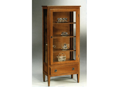 Vitrin Kommode Schaf Regal Modernen Stil Wunnzëmmer Glasschaf Vitrine Nei