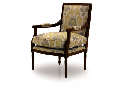 Luxus Design Miwwel Still Art déco Design Fauteuil Textil Wunnzëmmer Lounge Nei