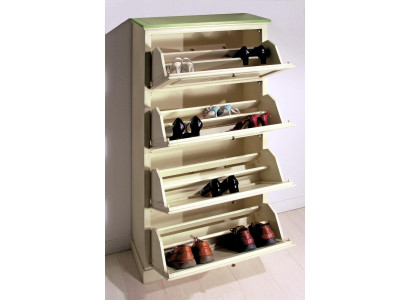 Schongestell 4-Fächer Kommode Massiv Holz Miwwel Schongkipper Schongregal Regal Nei