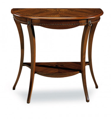 Konsolendësch Couchtisch Säitentësch Kaffisdësch Canapé Holz Dësch Antik Stil