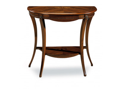Konsolendësch Couchtisch Säitentësch Kaffisdësch Canapé Holz Dësch Antik Stil