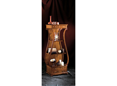 Vitrinnen Design Regal Wunnwand Wunnzëmmer Mauer Regal Holz Vitrinn Miwwelen Schiefen