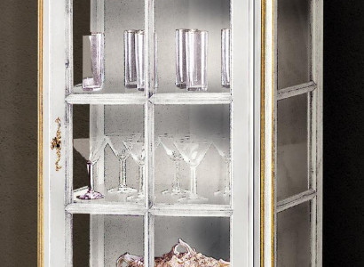 Anrichte Massivholz Sideboard Wäiss Wunnzëmmer Anrichte Iesszëmmer Vitrinen Miwwelen