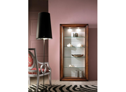 Luxus Vitrine Holz Miwwelen Schief Regal Akteschaf Glasschaf Antik Schaf