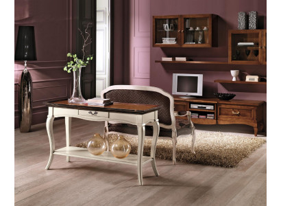 Konsolen-Nuecht-Dësch Schlofkummer Niewentësch Modern Design Miwwel Holz Wäiss Nei