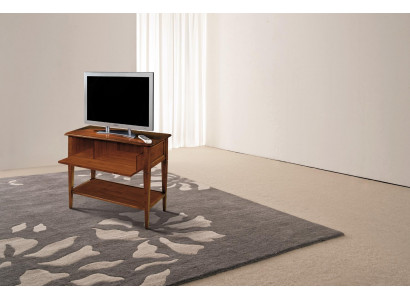 rtv Design Säitendësch Fernseh Low Kommode tv Luxus Schaf Holz brong Miwwelen Neigkeet
