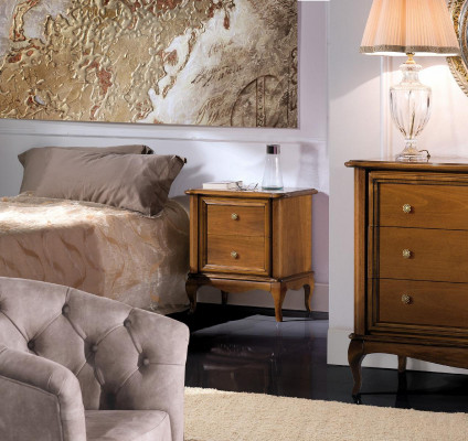 Nuetsdësch Konsole Schlofkummer Sätzendësch Modernen Design Miwwelen Holz brong