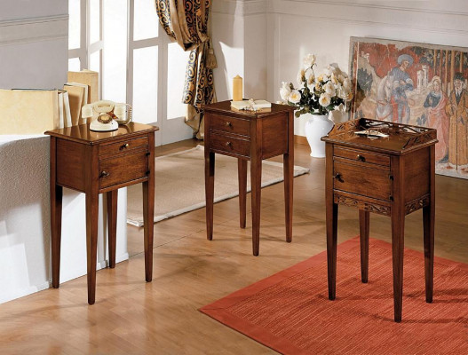 Telefonsdësch Konsolen Dëscher Echt Holz Kommode Sideboard Dësch Luxus Miwwelen Nei