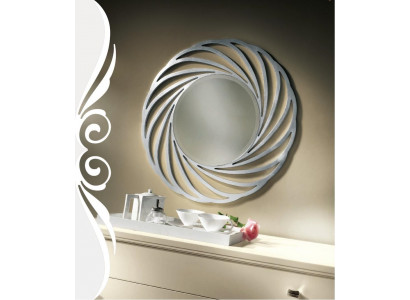 Spigel Hänkspigel Holz Modern Wandspegel Miwwel Spigelein Design 90x90 Nei