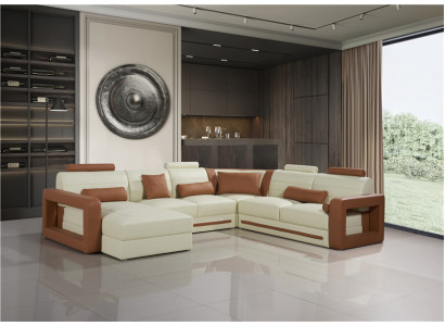 Designer Canapé U-Form Eckcouch Polster Canapé Lieder Garnituren Wunnlandschaft Neit