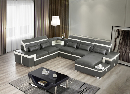 Sofas U Form Sofa Couch Polster Garnitur Wunnlandschaft Design Ecksofa Lieder Nei