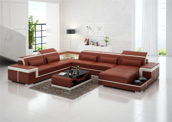 Sofas U Form Sofa Couch Polster Garnitur Wunnlandschaft Design Ecksofa Lieder Nei