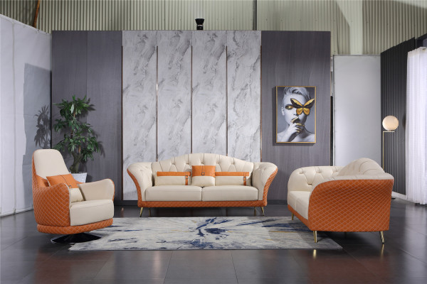 Modern Sofagarnitur 3+2+1 Sëtz Set Design Sofa Polster Couch Couchen