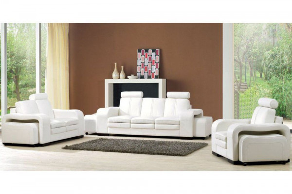 Sofagarnitur 3+1+1 Sëtz Set Design Sofa Polsteren Couchen Canapé Modern